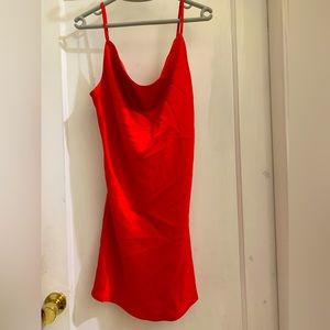 Charlotte Russe - Red cowl neck dress - Brand New - Size Medium